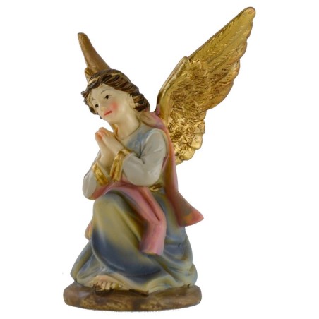 Angelo in ginocchio per presepe serie 10 cm Mondo Presepi