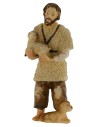 Pastore con agnello e cane cm 10 in resina