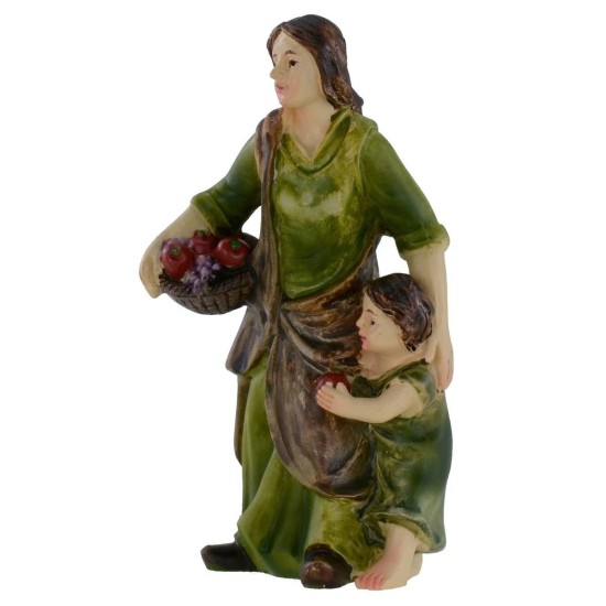Woman with child in resin series 9 cm