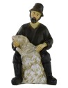 Esquilador de ovejas en resina serie 11 cm Mundo Pesebre