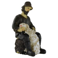 Tosatore di pecora in resina serie 11 cm Mondo Presepi 2