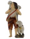 Shepherd with sheep series 9 cm in resin