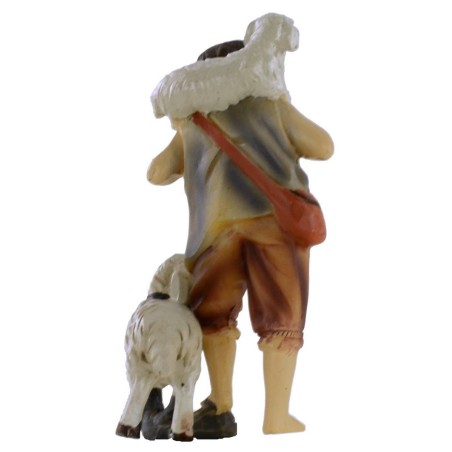 Shepherd with sheep series 9 cm in resin