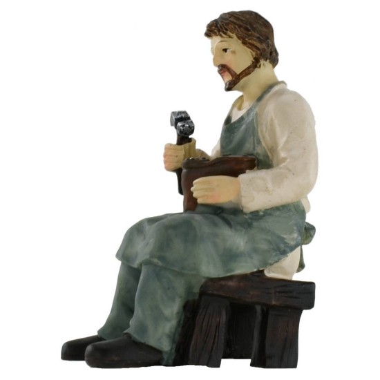 Zapatero en resina serie 11 cm Mundo Pesebres
