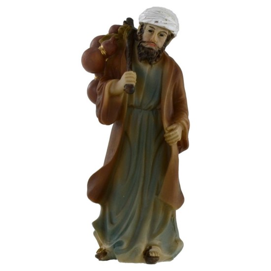 Set due pastori orientali serie 8 cm in resina Mondo Presepi