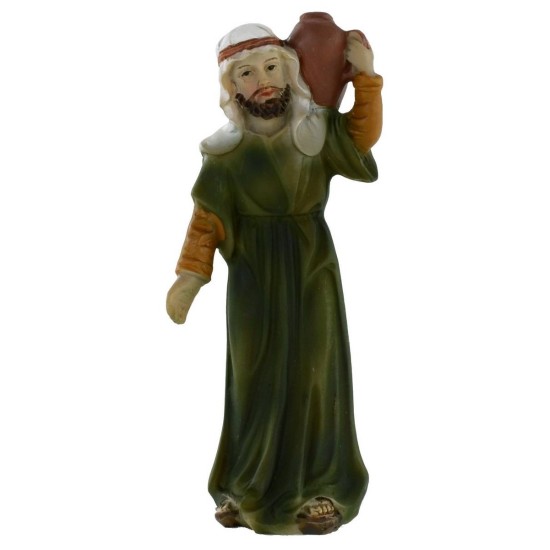 Set due pastori orientali serie 8 cm in resina Mondo Presepi