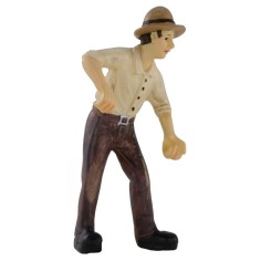 Campesino serie 9 cm en resina Mundo Pesebres