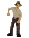 Campesino serie 9 cm en resina Mundo Pesebres