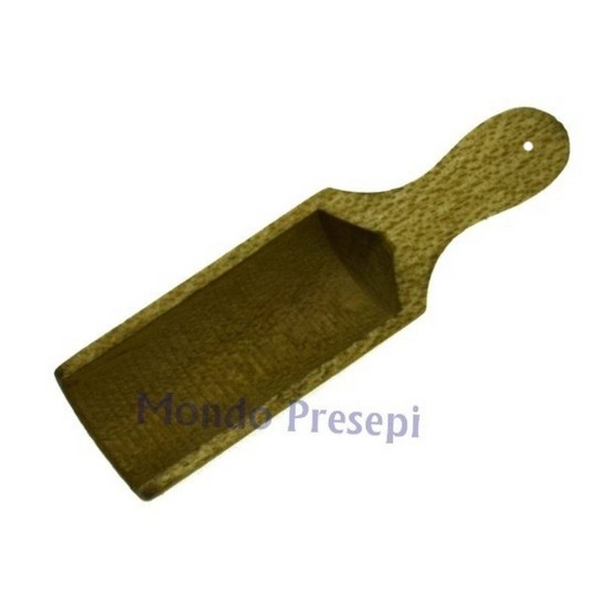 Paletta in legno invecchiato 6 cm Mondo Presepi