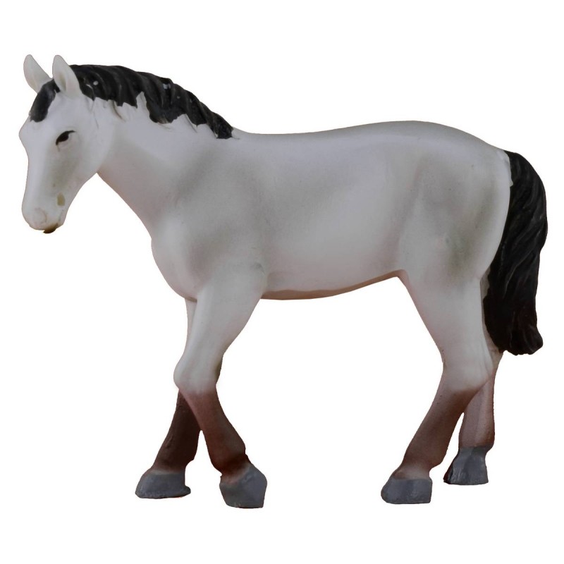 White horse for statues 8 cm