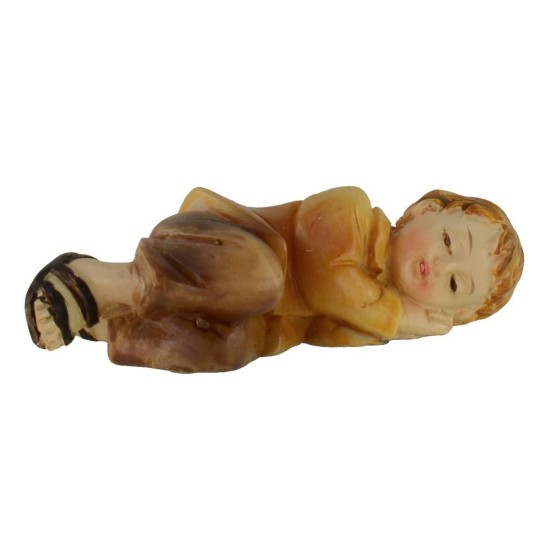 Niño durmiente serie 8 cm en resina Mondo Presepi