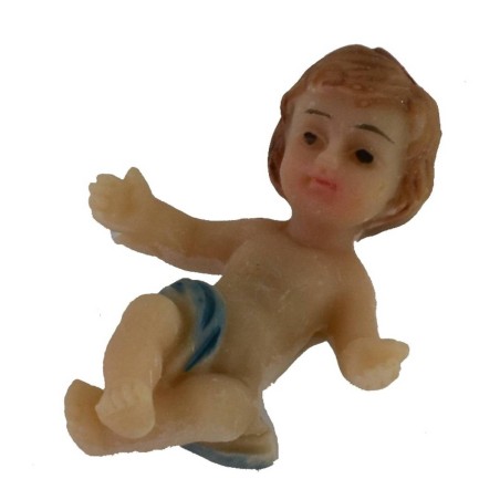 Gesù bambino 2,6 cm in resina Mondo Presepi