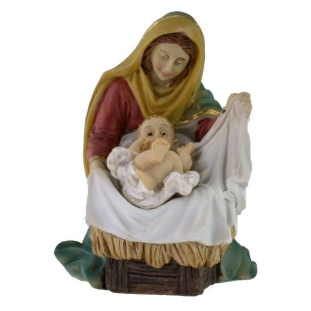 Nativity 3 subjects in resin series 10 cm