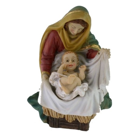 Nacimiento 3 figuras de resina serie 10 cm Mundo Pesebres