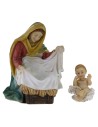 Natividad 3 figuras en resina serie 10 cm