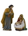 Natividad 3 figuras en resina serie 10 cm