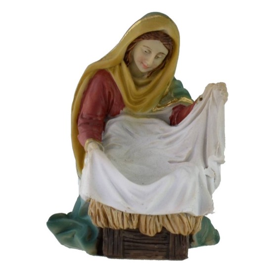 Natività 3 soggetti in resina serie 10 cm Mondo Presepi