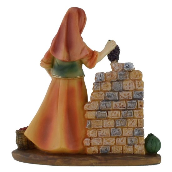 Fruttivendola serie 12 cm in resina Mondo Presepi