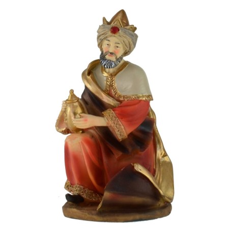 3 Re Magi serie 9 cm in resina Mondo Presepi