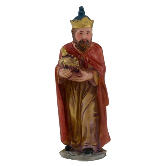 Conjunto de 3 Reyes Magos con pastor serie 15 cm Mundo Pesebres