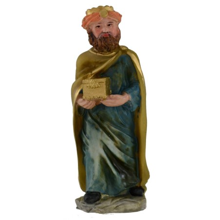 Conjunto de 3 Reyes Magos con pastor serie 15 cm Mundo Pesebres