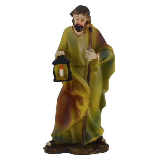 Set 10 figure 12 cm Natività presepe, Re Magi, angelo e