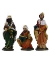 Conjunto de 10 figuras de 7 cm, Natividad del pesebre, Reyes Magos, ángel y camello.