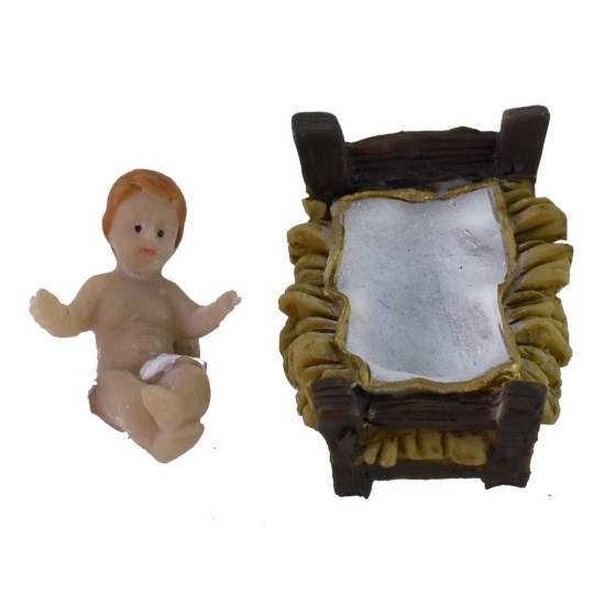 Conjunto de 10 figuras de 7 cm Natividad belén, Reyes Magos