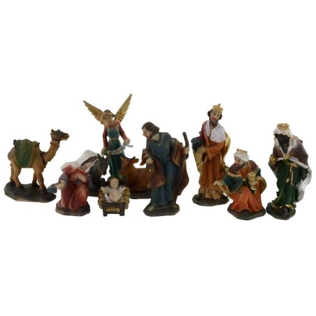 Conjunto de 10 figuras de 7 cm Natividad belén, Reyes Magos