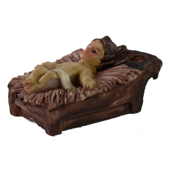 Nativity 5 subjects in resin series 11 cm