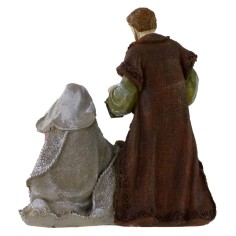 Natividad monobloque de resina de 10,6x6,6x11,7 cm h Mundo Pesebres 2