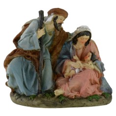 Natividad monobloque de resina de 15x11x14,6 cm h Mondo Presepi.