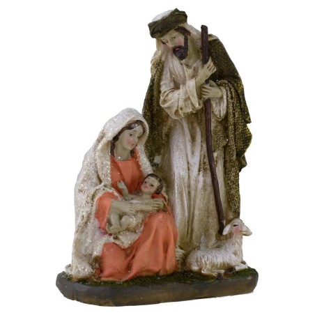 Natività monoblocco in resina cm 14x8x20 h cm Mondo Presepi