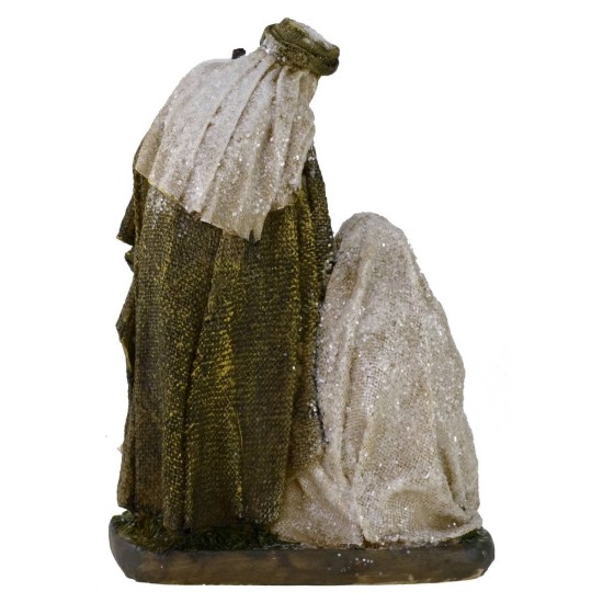 Natividad monobloque en resina de 14x8x20 cm de altura Mondo Presepi