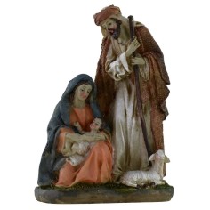 Holy Family monobloc in resin cm 14x8x20 h cm