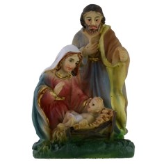 Nativity 4 cm in resin