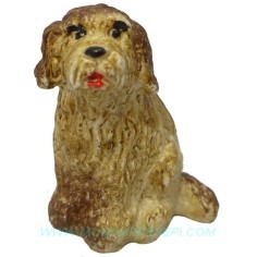 Seated dog for figures 8-10 cm
