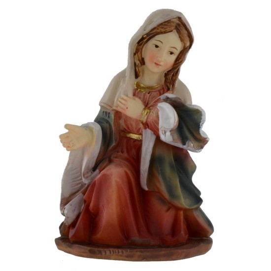 Natività in set da 11 soggetti 9 cm in resina Mondo Presepi