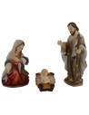 Natività in set da 11 soggetti 9 cm in resina