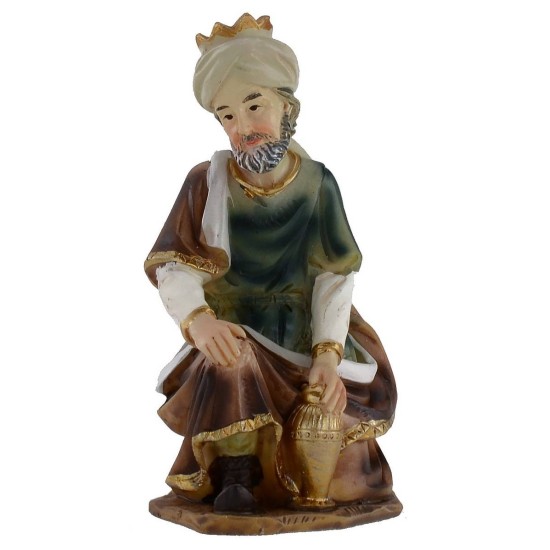 Natividad en conjunto de 11 figuras de 9 cm en resina