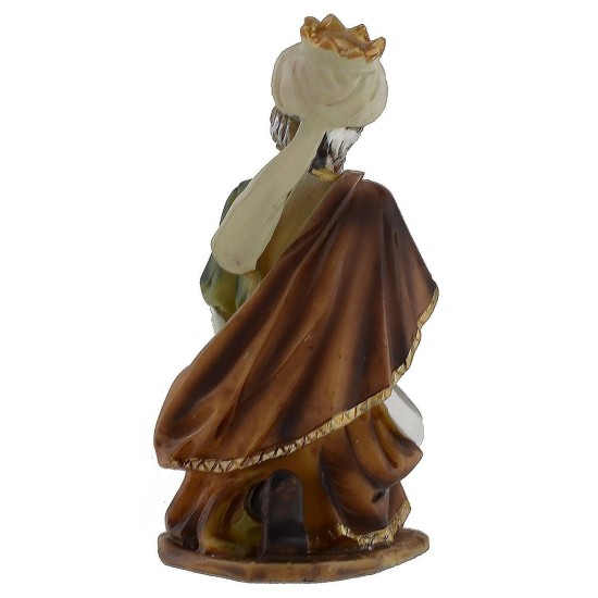 Natività in set da 11 soggetti 9 cm in resina Mondo Presepi