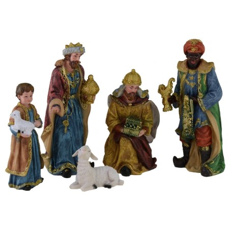 Natividad en conjunto de 11 figuras de 27 cm para belén