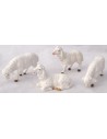 Conjunto de 4 ovejas para el belén - PG10