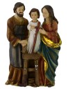 Holy Family in resin 18.5x9.5x31 h cm