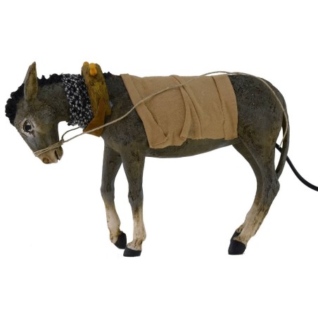 Asino in movimento Pigini per statue 30 cm Mondo Presepi