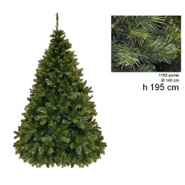 Árbol de Navidad pino París 195 cm ramas 1162