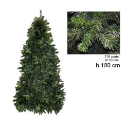 Albero di Natale pino Luciano 180 cm rami 716