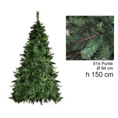 Árbol de Navidad pino brote 150 cm ramas 514 Mondo Presepi