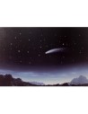 Sky with comet, fiber optic stars and f. 