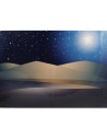 Cielo Stellato fibre ottiche con deserto e stella ef.